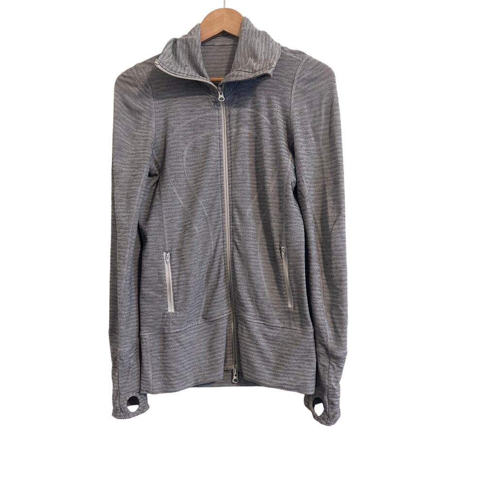 Lululemon Gray Zip Up Sweatshirt Size 2